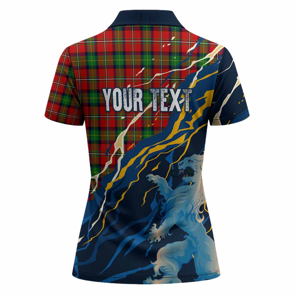 Fairlie Scotland Tartan Women Polo Shirt WC2026 Football - We'll Be Coming