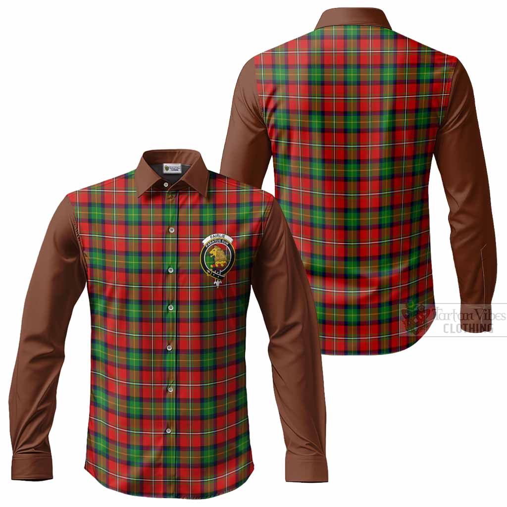 Fairlie Tartan Accent Long Sleeve Button Shirts with Family Crest