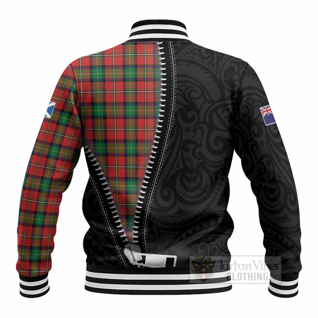 Fairlie Tartan Baseball Jacket New Zealand Pattern Unique Zipper Stylized