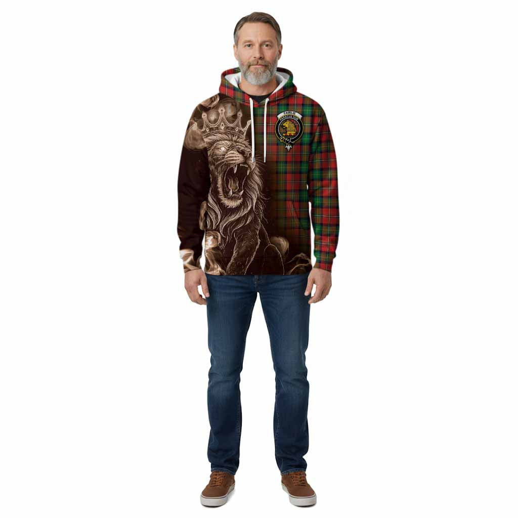 Fairlie Tartan Cotton Hoodie Roaring Lion Heritage