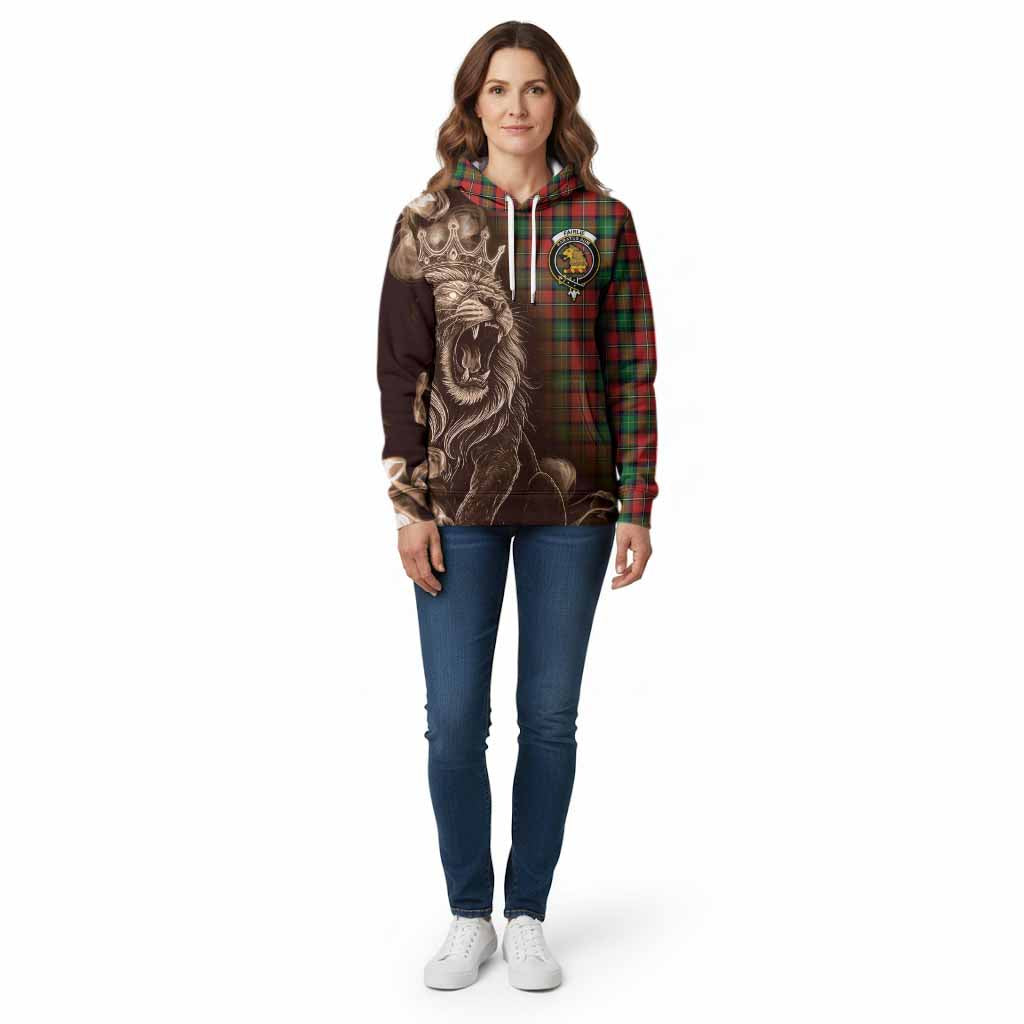 Fairlie Tartan Cotton Hoodie Roaring Lion Heritage