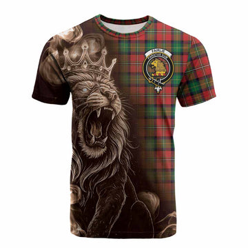 Fairlie Tartan Cotton T-shirt Roaring Lion Heritage