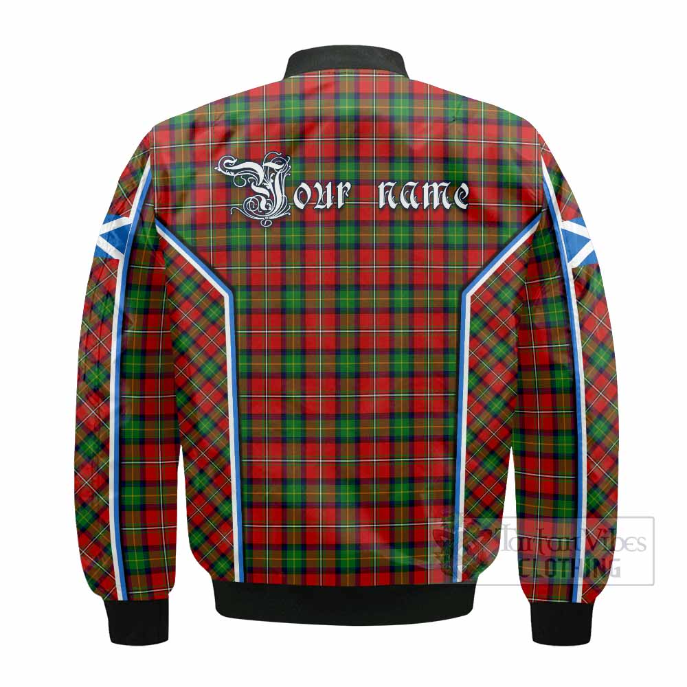 Fairlie Tartan Crest Bomber Jacket Scotland Coat of Arm Flag Style - Tartan Vibes Clothing