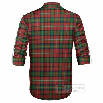 Fairlie Tartan Crest Ghillie Shirt Ferocious Lion Style