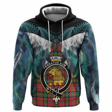 Fairlie Tartan Crest Hoodie New Zealand Maori Korowai Cloak