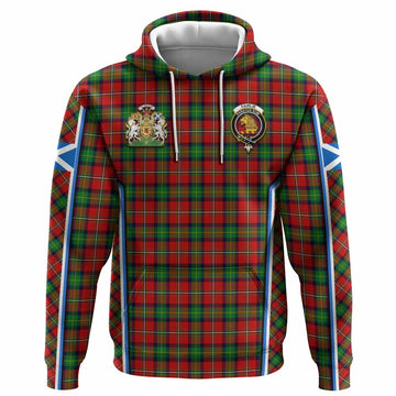 Fairlie Tartan Crest Hoodie Scotland Coat of Arm Flag Style