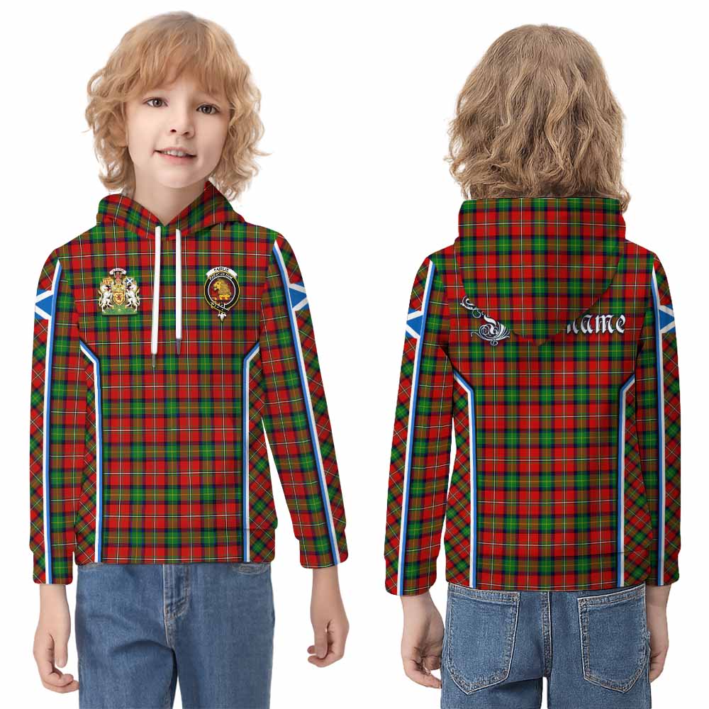 Fairlie Tartan Crest Kid Hoodie Scotland Coat of Arm Flag Style - Tartan Vibes Clothing