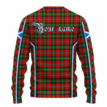 Fairlie Tartan Crest Knitted Sweater Scotland Coat of Arm Flag Style - Tartan Vibes Clothing
