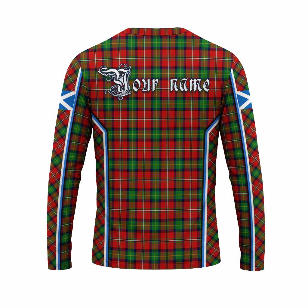 Fairlie Tartan Crest Long Sleeve T-Shirt Scotland Coat of Arm Flag Style - Tartan Vibes Clothing