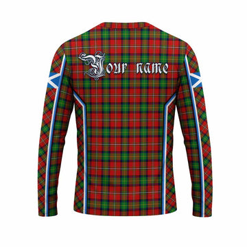Fairlie Tartan Crest Long Sleeve T-Shirt Scotland Coat of Arm Flag Style - Tartan Vibes Clothing