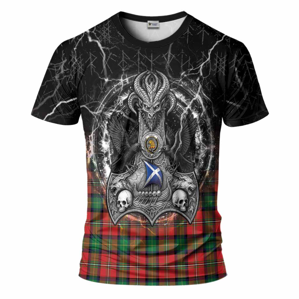 Fairlie Tartan Crest T-Shirt Celtic Odin's Raven Legacy
