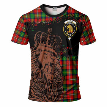 Fairlie Tartan Crest T-Shirt Crowned Lion Heritage Style