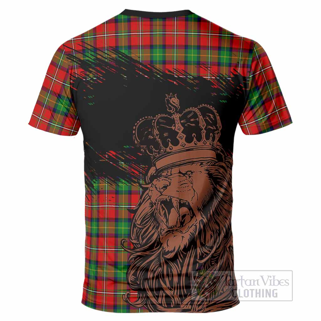 Fairlie Tartan Crest T-Shirt Crowned Lion Heritage Style