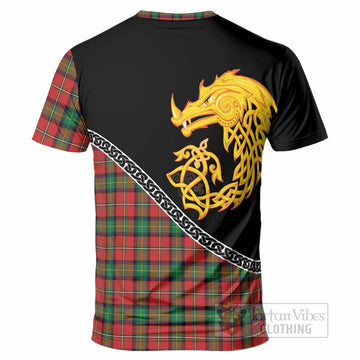 Fairlie Tartan Crest T-Shirt Legendary Dragon Knot Half Style
