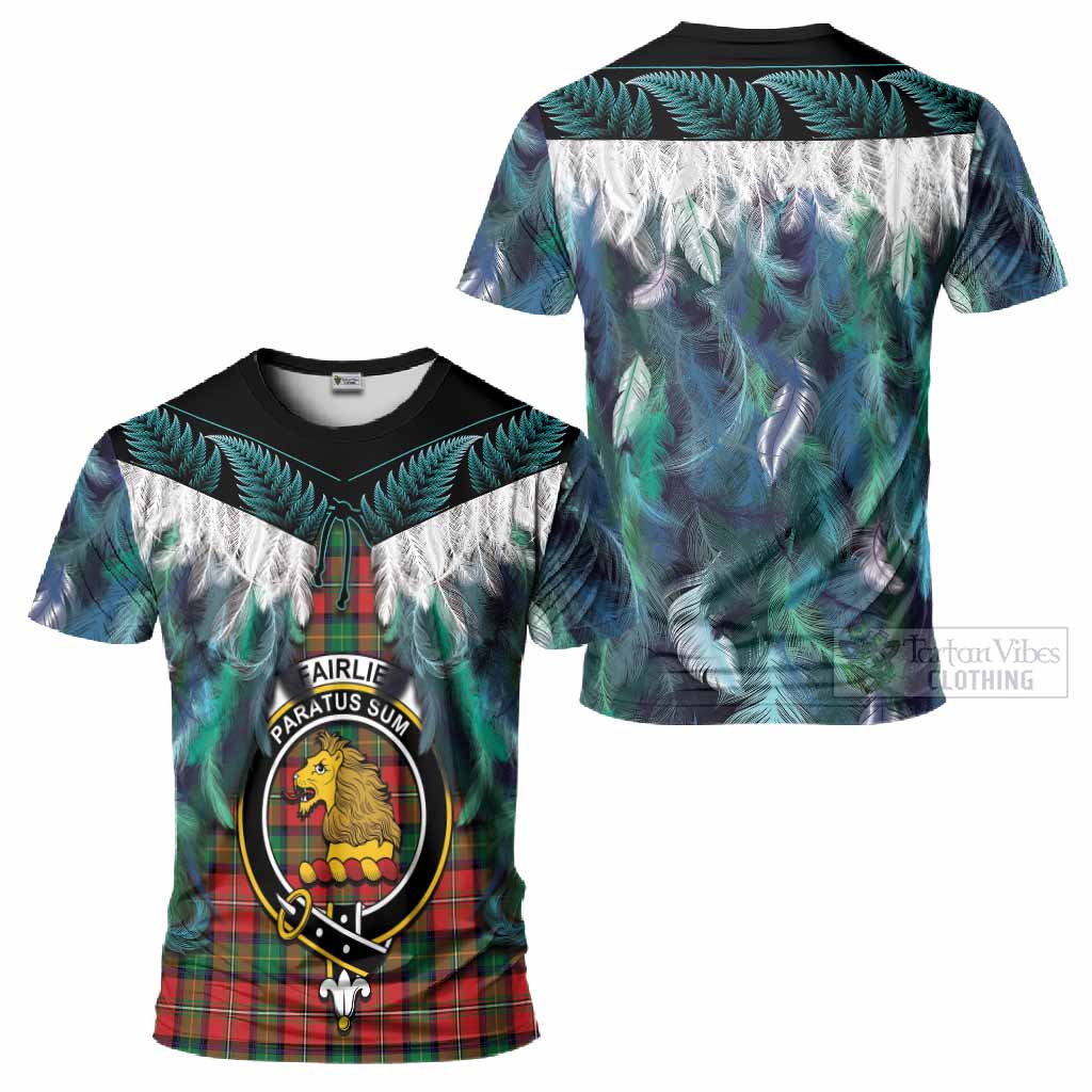 Fairlie Tartan Crest T-Shirt New Zealand Maori Korowai Cloak