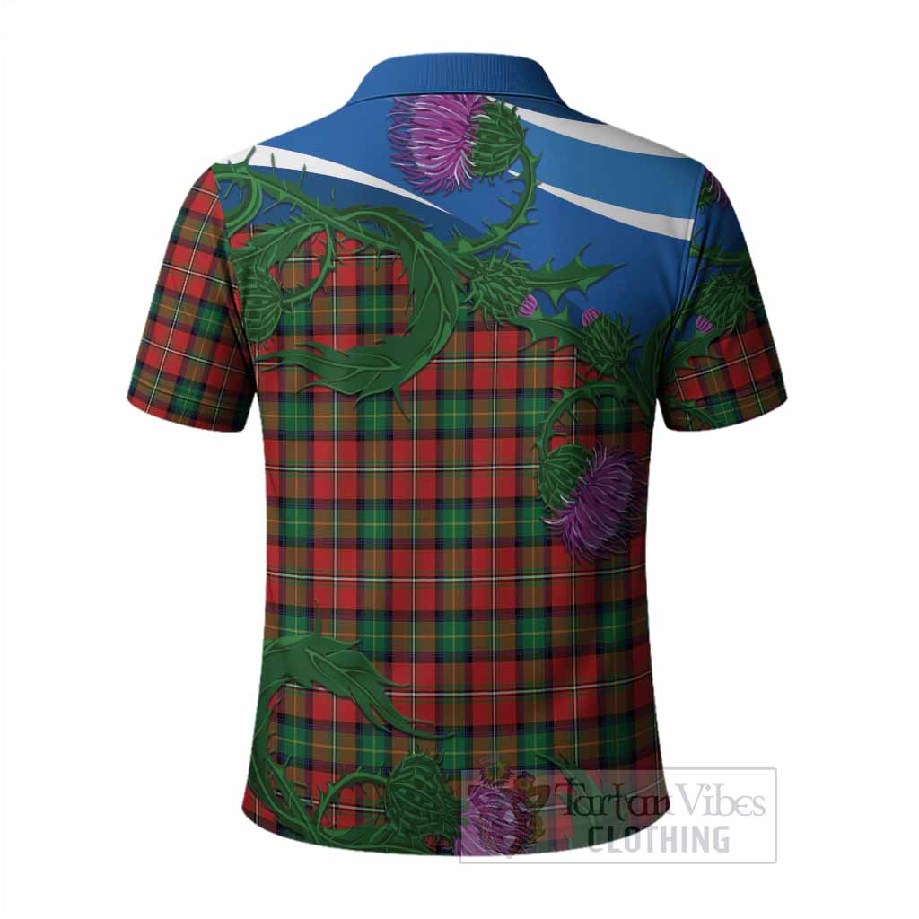 Fairlie Tartan Family Crest Polo Shirt Thistle in Minimalism