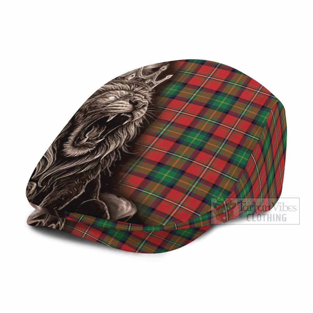 Fairlie Tartan Flat Cap, Jeff Cap Roaring Lion Heritage