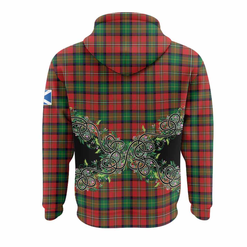 Fairlie Tartan Hoodie Thistle Scottish Spirit