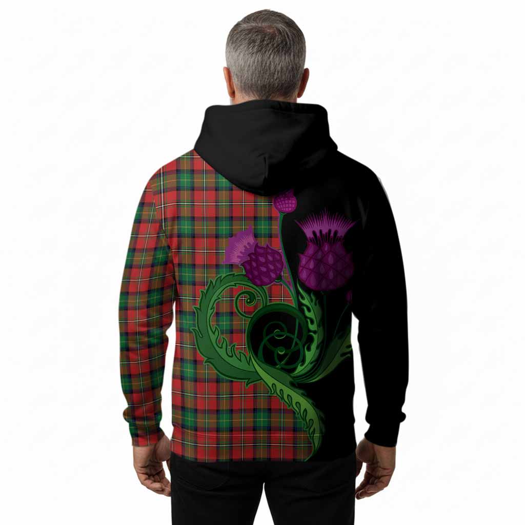 Fairlie Tartan Hoodie Traditional Scottish Thistle