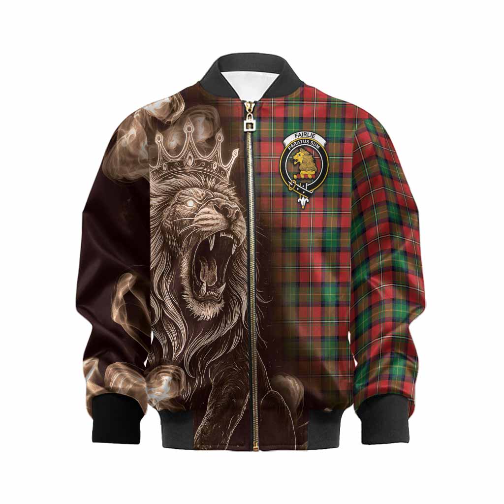Fairlie Tartan Kid Bomber Jacket Roaring Lion Heritage