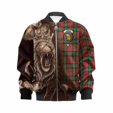 Fairlie Tartan Kid Bomber Jacket Roaring Lion Heritage
