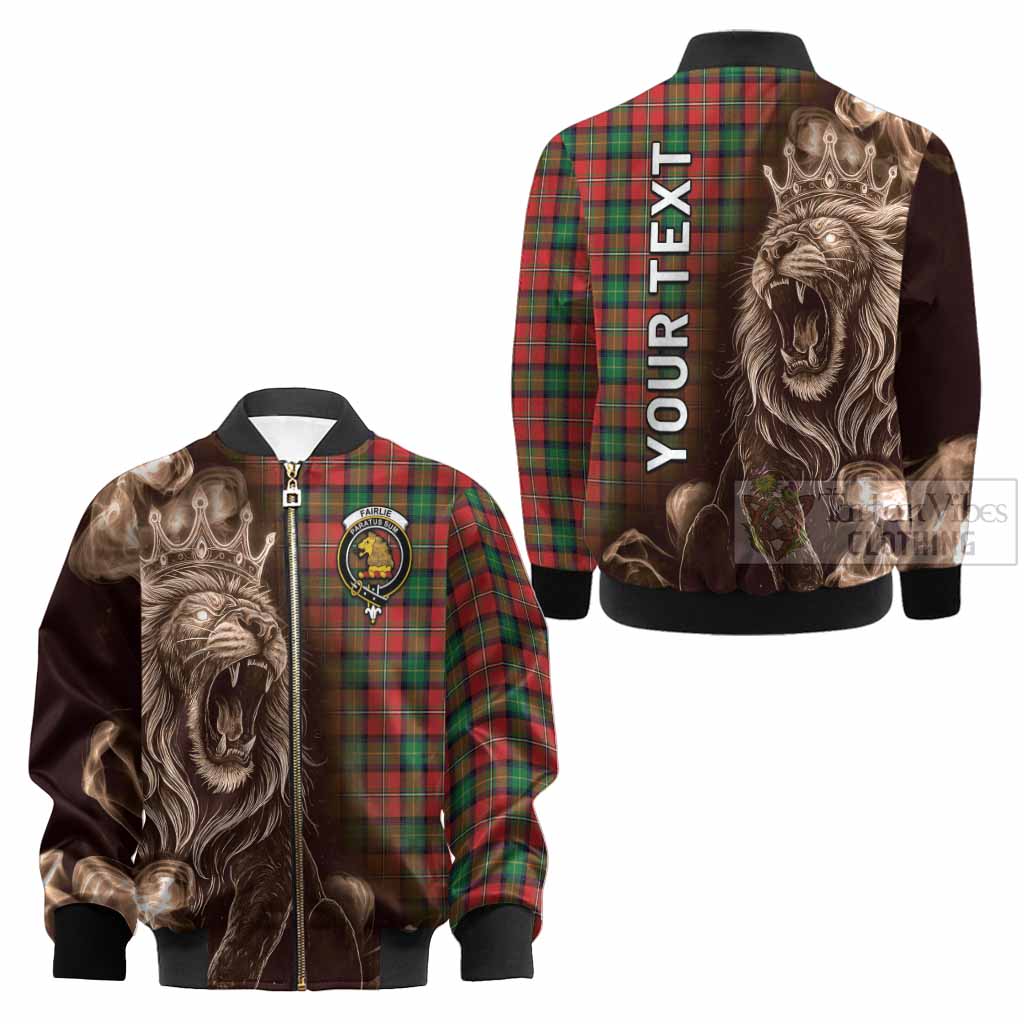 Fairlie Tartan Kid Bomber Jacket Roaring Lion Heritage