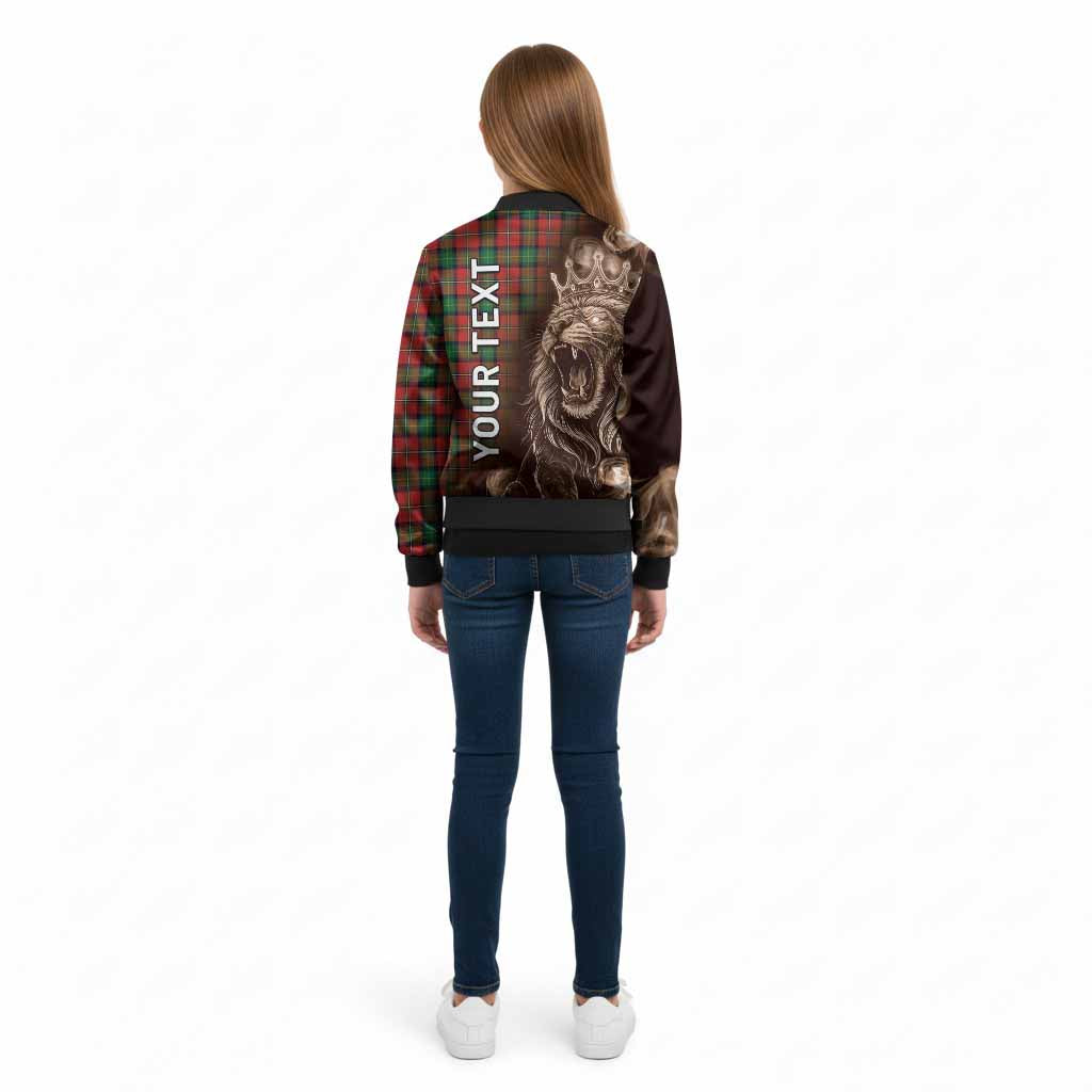 Fairlie Tartan Kid Bomber Jacket Roaring Lion Heritage