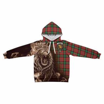 Fairlie Tartan Kid Hoodie Roaring Lion Heritage