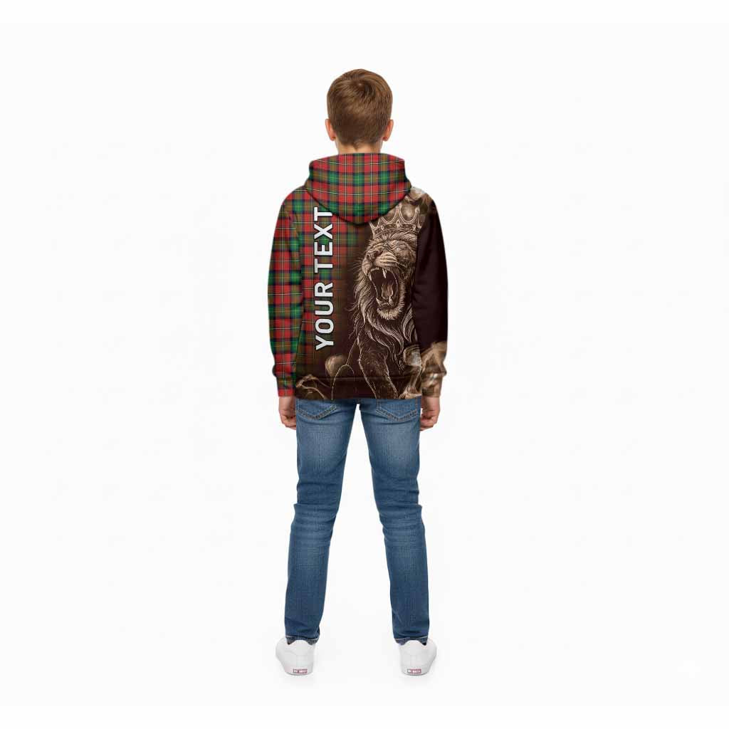 Fairlie Tartan Kid Hoodie Roaring Lion Heritage