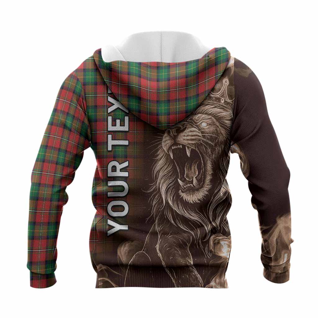 Fairlie Tartan Knitted Hoodie Roaring Lion Heritage