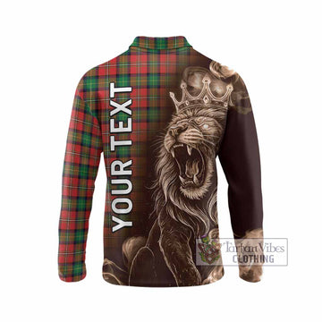 Fairlie Tartan Long Sleeve Polo Shirt Roaring Lion Heritage