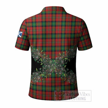 Fairlie Tartan Polo Shirt Thistle Scottish Spirit