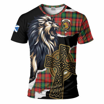 Fairlie Tartan Scottish T-Shirt Lion Celtic Heritage