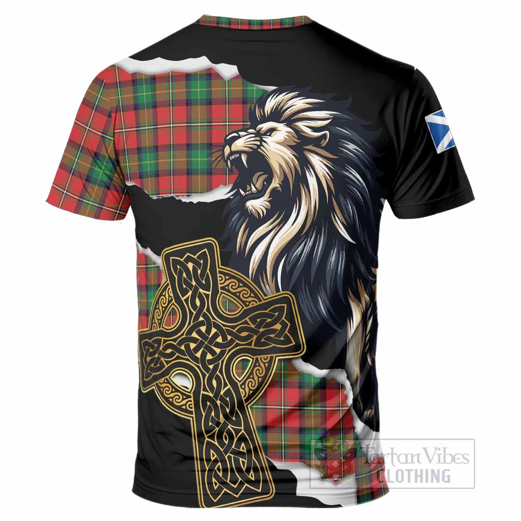 Fairlie Tartan Scottish T-Shirt Lion Celtic Heritage