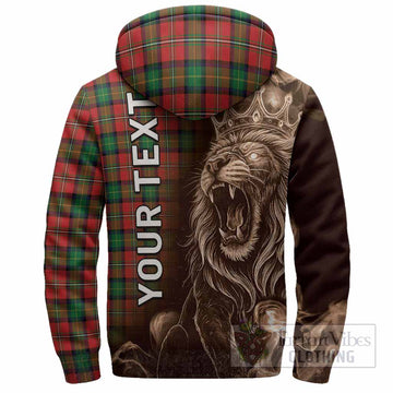 Fairlie Tartan Sherpa Hoodie Roaring Lion Heritage