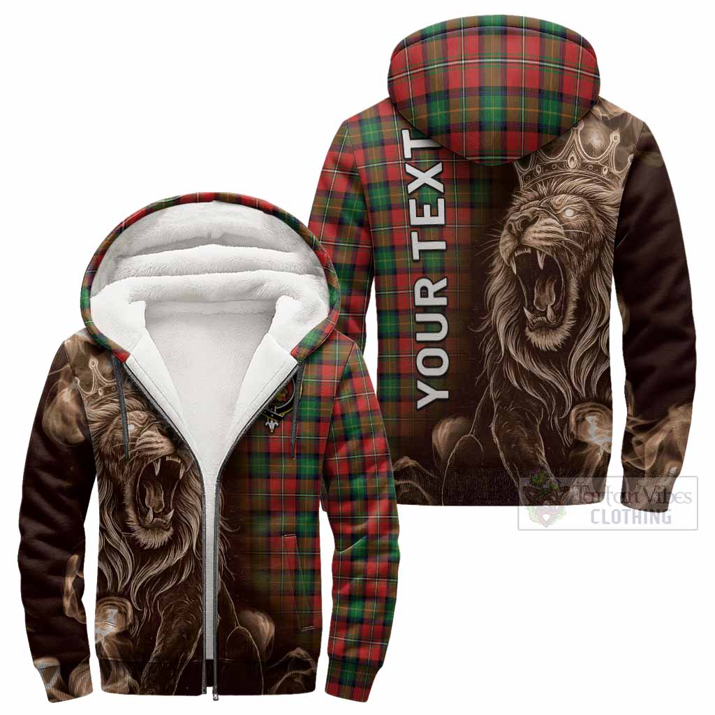 Fairlie Tartan Sherpa Hoodie Roaring Lion Heritage