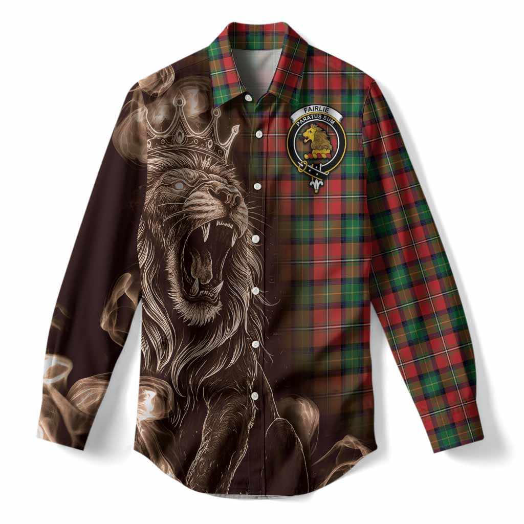 Fairlie Tartan Women Casual Shirt Roaring Lion Heritage