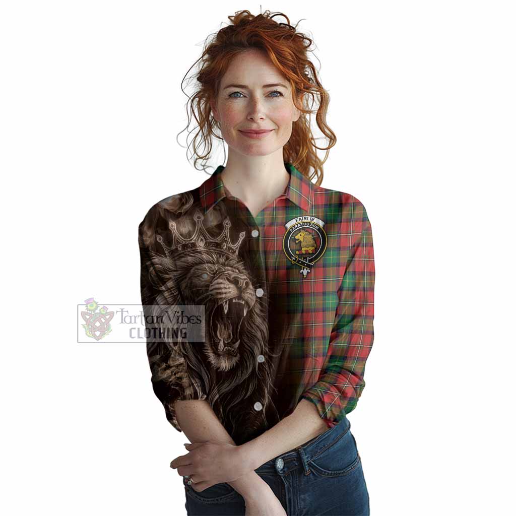 Fairlie Tartan Women Casual Shirt Roaring Lion Heritage