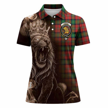 Fairlie Tartan Women Polo Shirt Roaring Lion Heritage
