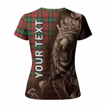 Fairlie Tartan Women T shirt Roaring Lion Heritage