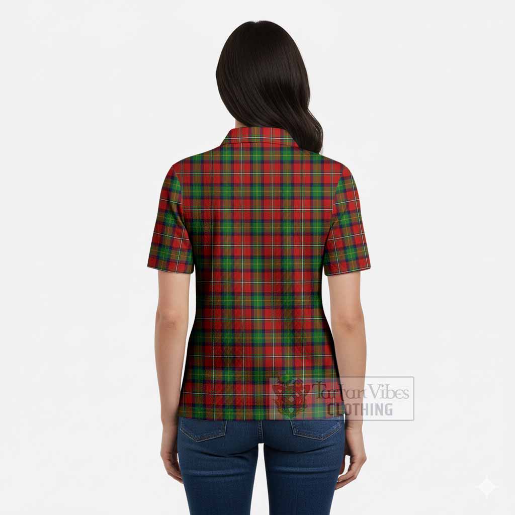Fairlie Tartan Women’s Polo Sweater Top