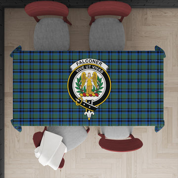Falconer Tatan Tablecloth with Family Crest