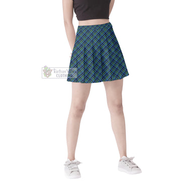 Falconer Tartan Women's Plated Mini Skirt