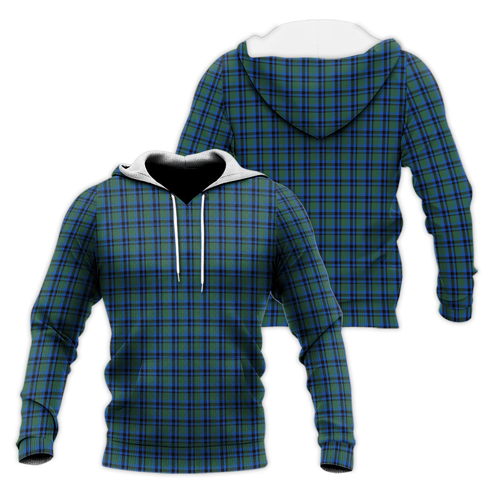 Falconer Tartan Knitted Hoodie Unisex - Tartan Vibes Clothing