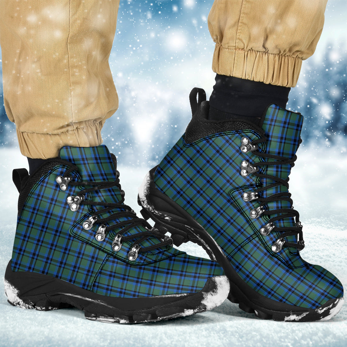 Falconer Tartan Alpine Boots - Tartanvibesclothing