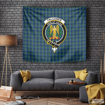 Falconer Tartan Tapestry Wall Hanging and Home Decor for Room with Family Crest Tapestry - Tartan Vibes Clothing
