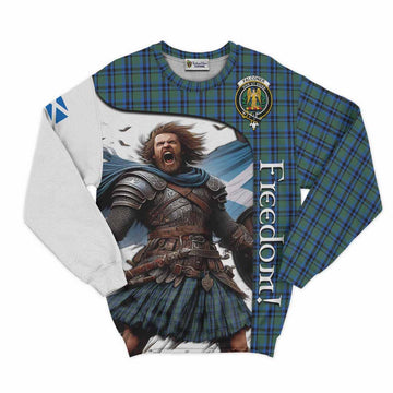 Falconer Crest Tartan Sweatshirt Inspired by the Freedom of Scottish Warrior Unisex - Tartan Vibes Clothing