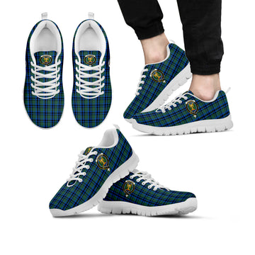 Falconer Tartan Sneakers with Family Crest