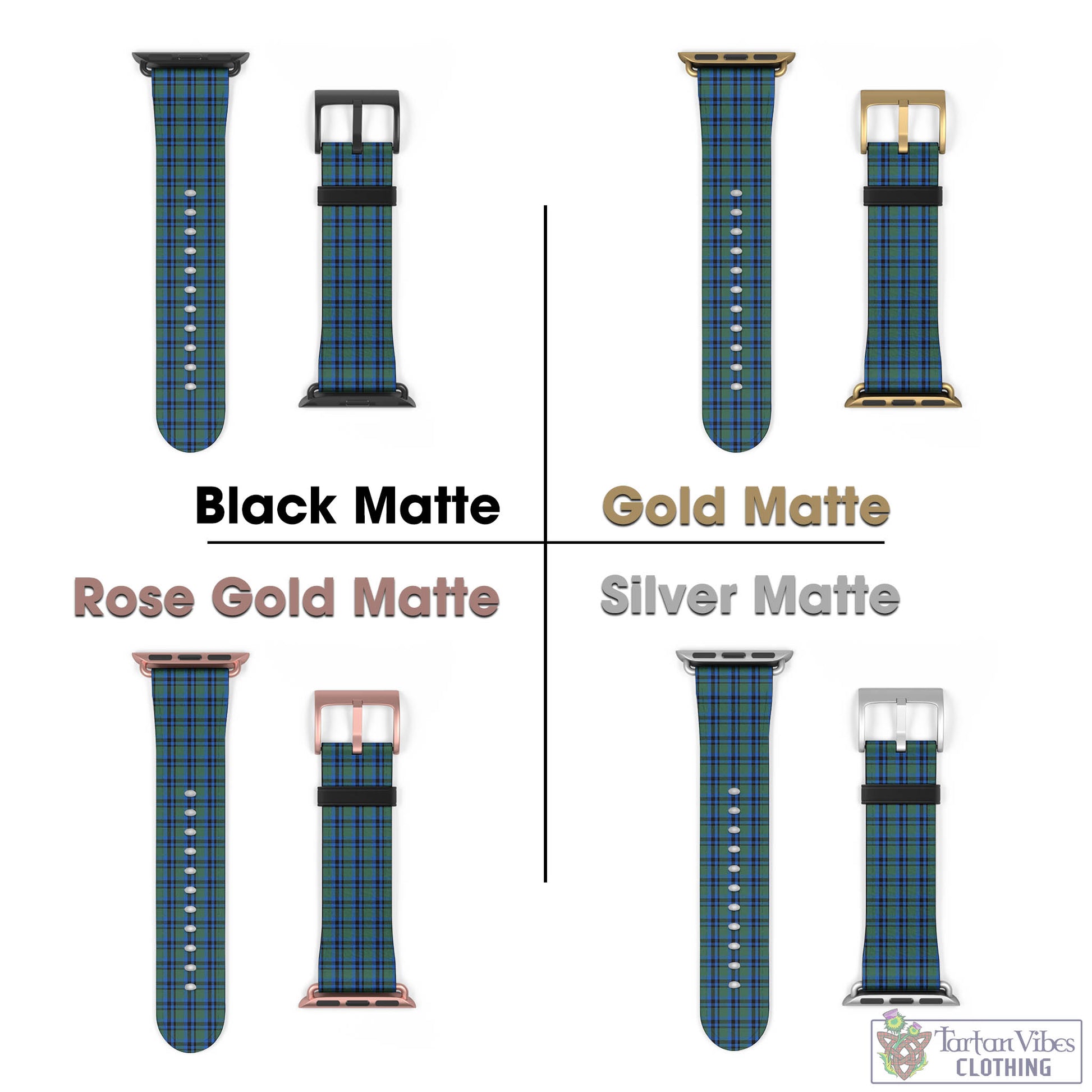 Falconer Tartan Watch Band 42 - 45 mm - Tartan Vibes Clothing