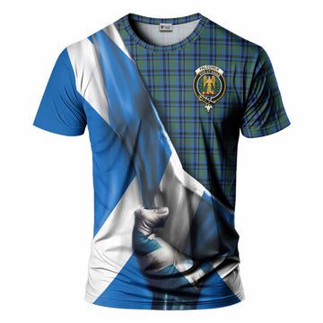 Falconer Tartan T-Shirt with Family Crest Scotland Patriotic Style Kid's Shirt - Tartan Vibes Clothing